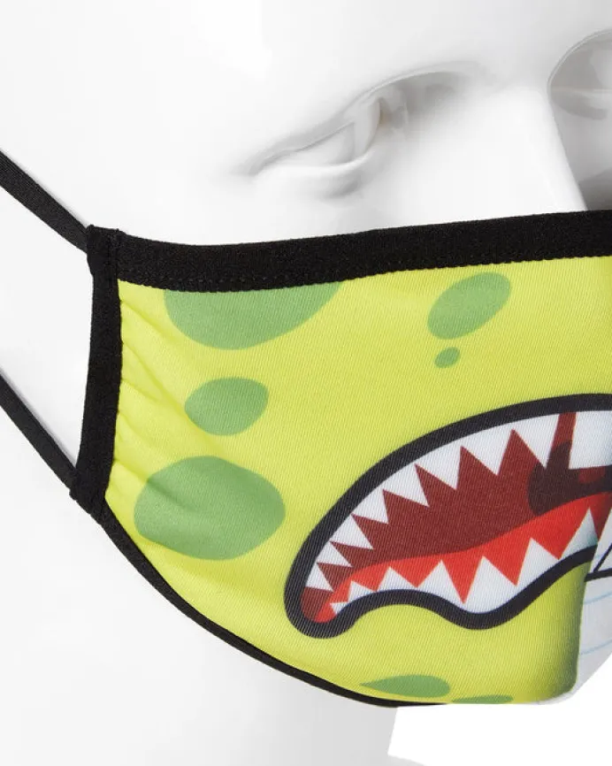 ADULT DOODLEBOB SPLIT SHARK FORM FITTING FACE-COVERING