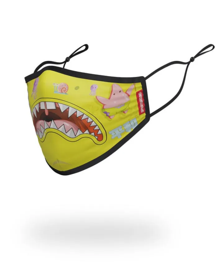 ADULT SPONGEBOB JAPAN SHARK FORM FITTING FACE-COVERING