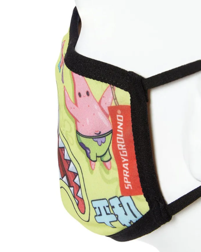 ADULT SPONGEBOB JAPAN SHARK FORM FITTING FACE-COVERING