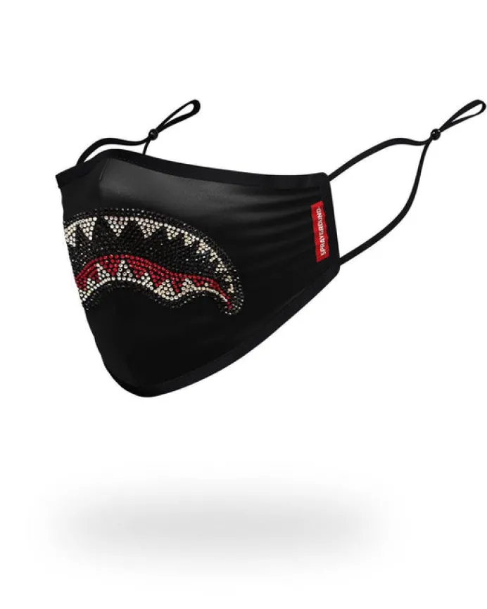 ADULT TRINITY SHARK FORM FITTING FACE MASK