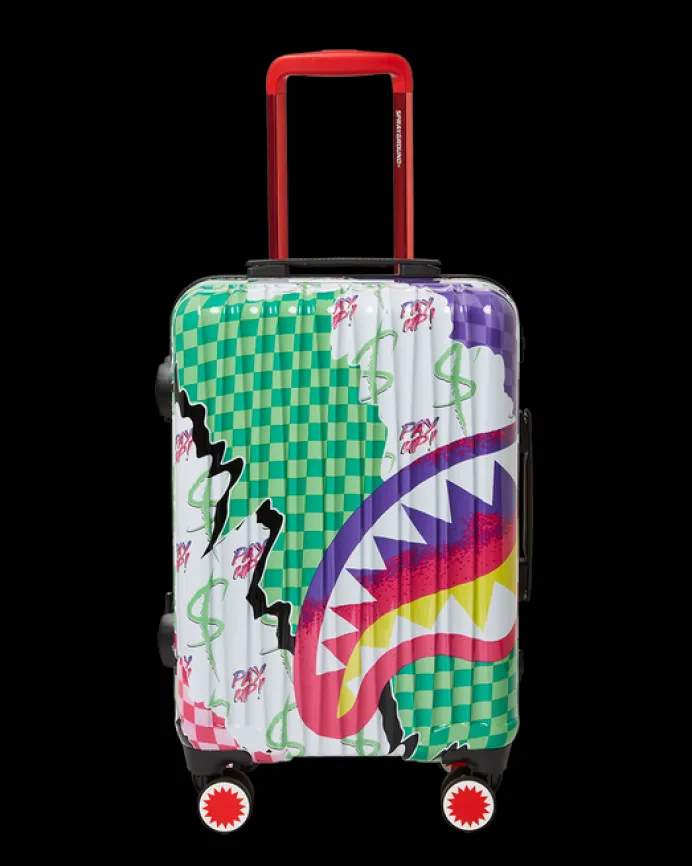 DREAMY TECHNICOLOR SHARKNAUTICS HARDSHELL CARRY-ON LUGGAGE