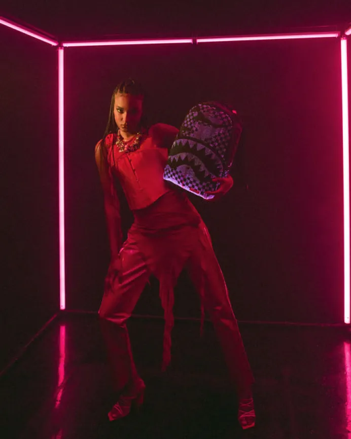 FIBER OPTICS 3AM THE PARTY NEVER STOPS BACKPACK