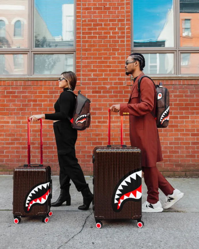 FRENZY SHARKS SHARKNAUTICS HARDSHELL FULL-SIZE LUGGAGE