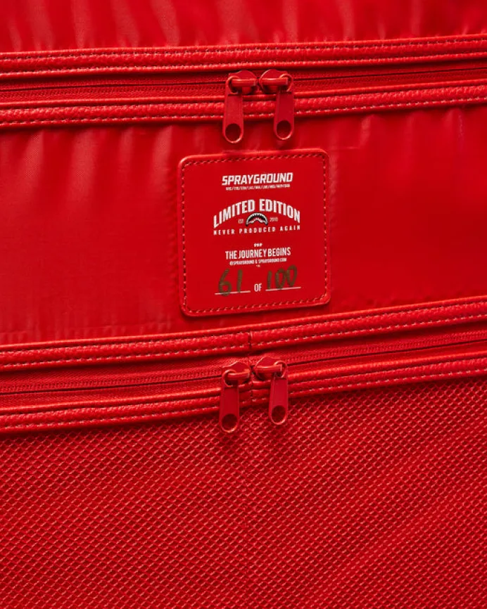 RED RIVIERA JETSETTER CARRY-ON LUGGAGE