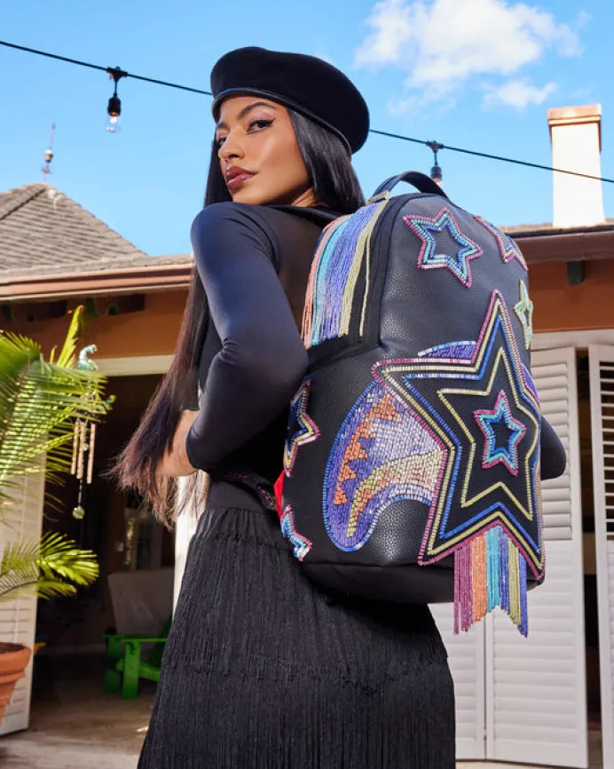 STAR RACER A.I.7 SANDFLOWER COLLAB BEADED BACKPACK